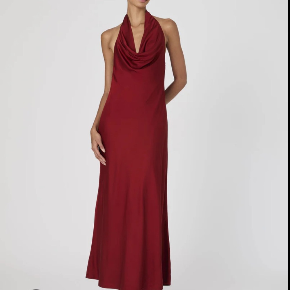 French Connection Ennis Satin Halter Dress NEW W/ TAGS